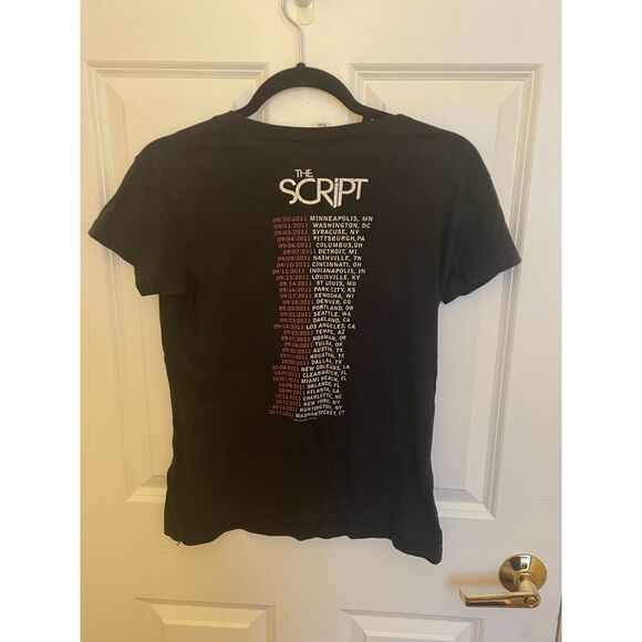 The Script Vintage Band T Shirt Science & Faith Medium Indie Grunge USA Tour - Picture 2 of 7